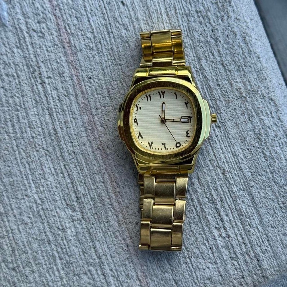 Gold Cream Dial Watch - Picture 2 of 5